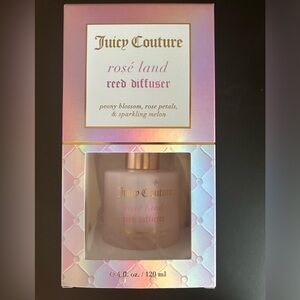 Brand New in Package Juicy Couture Rose Land Reed Diffuser